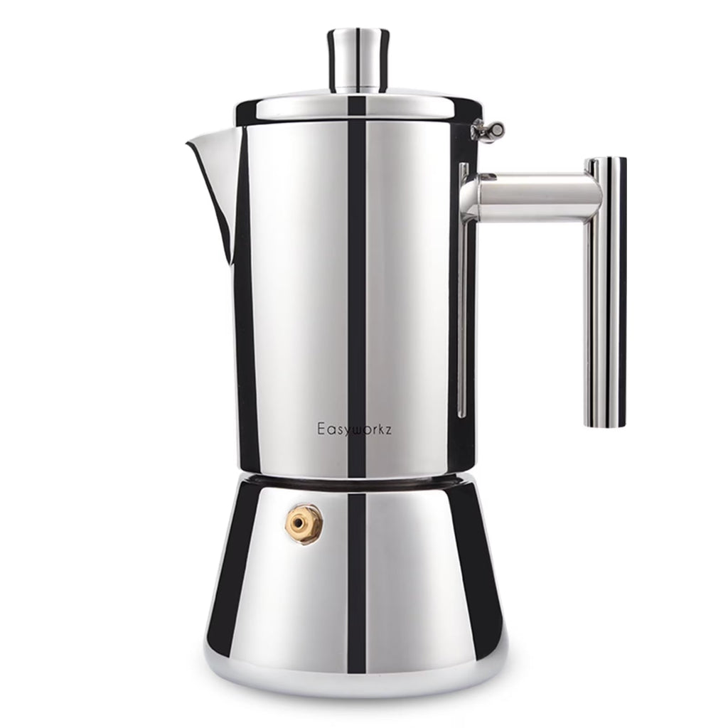 Stainless Steel Stovetop Espresso Maker – Authentic Italian Moka Pot
