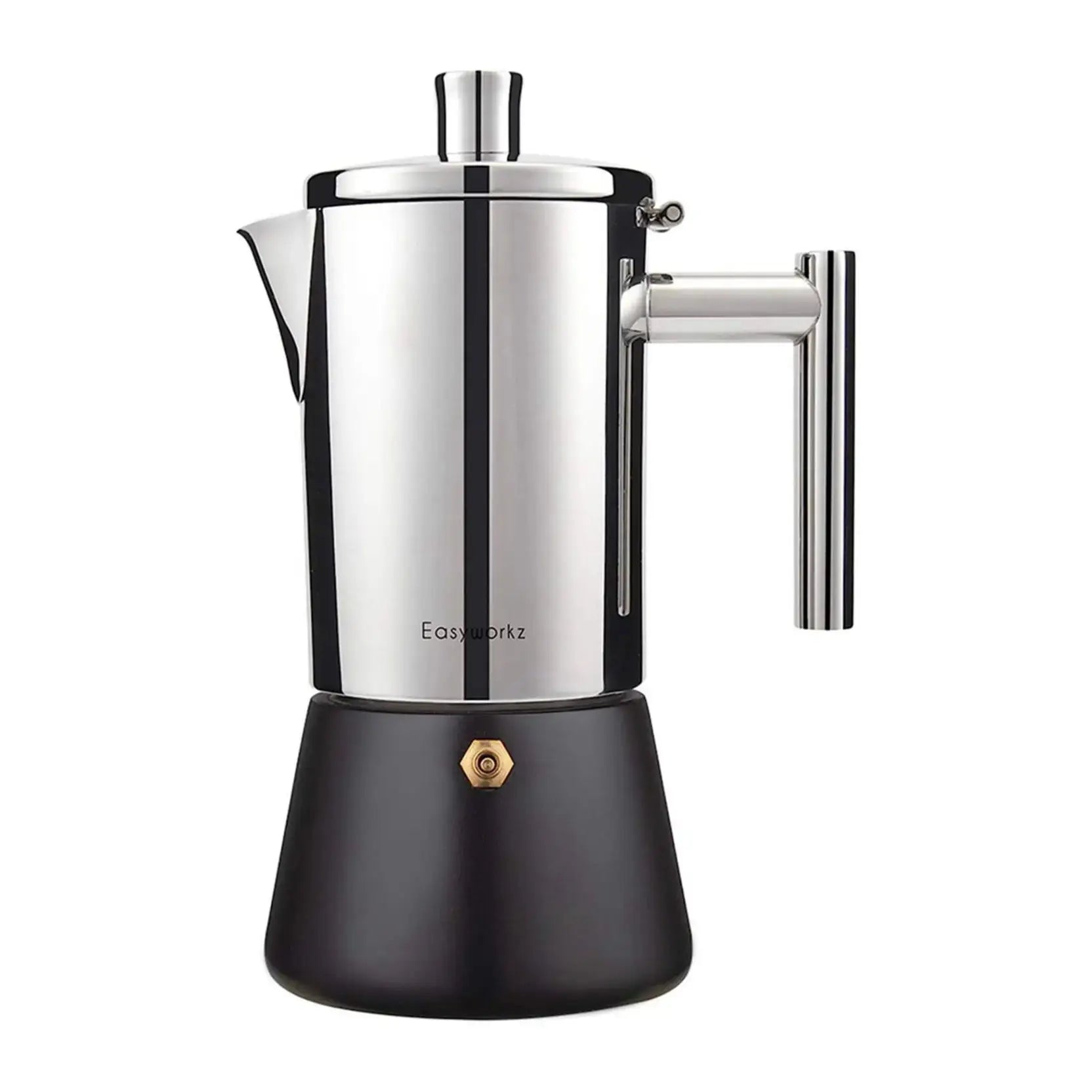 Stainless Steel Stovetop Espresso Maker – Authentic Italian Moka Pot