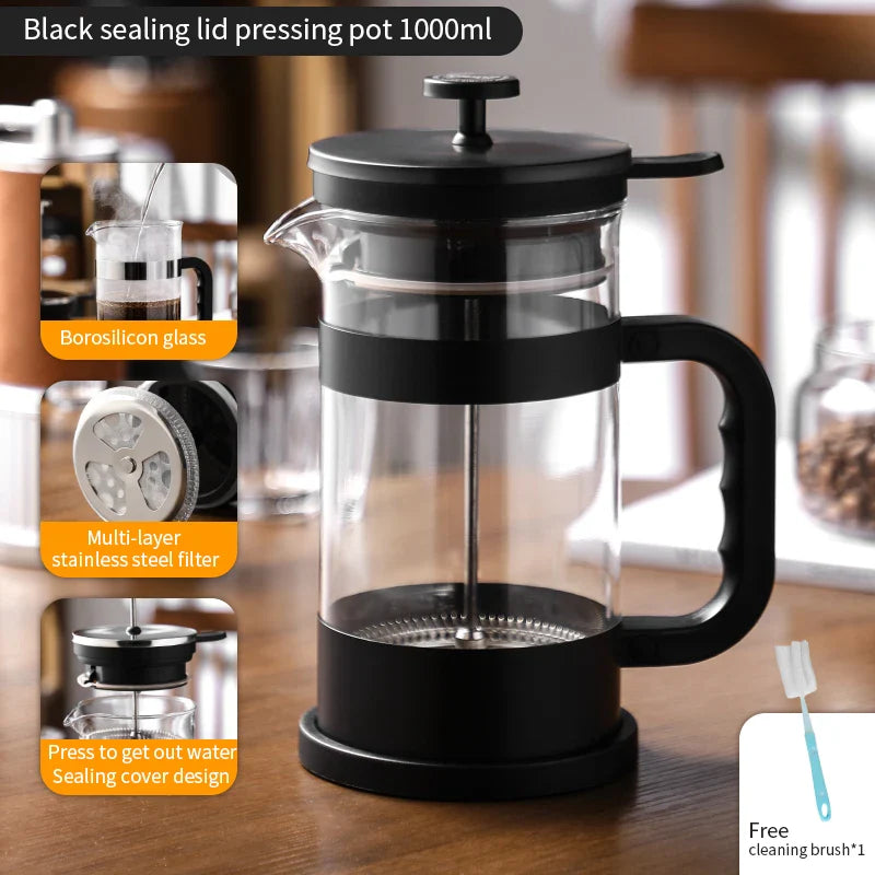 1000ml French Press Coffee Pot