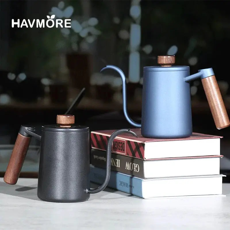 Stainless Steel 600ml Long Gooseneck Spout Barista Espresso Coffee Makers