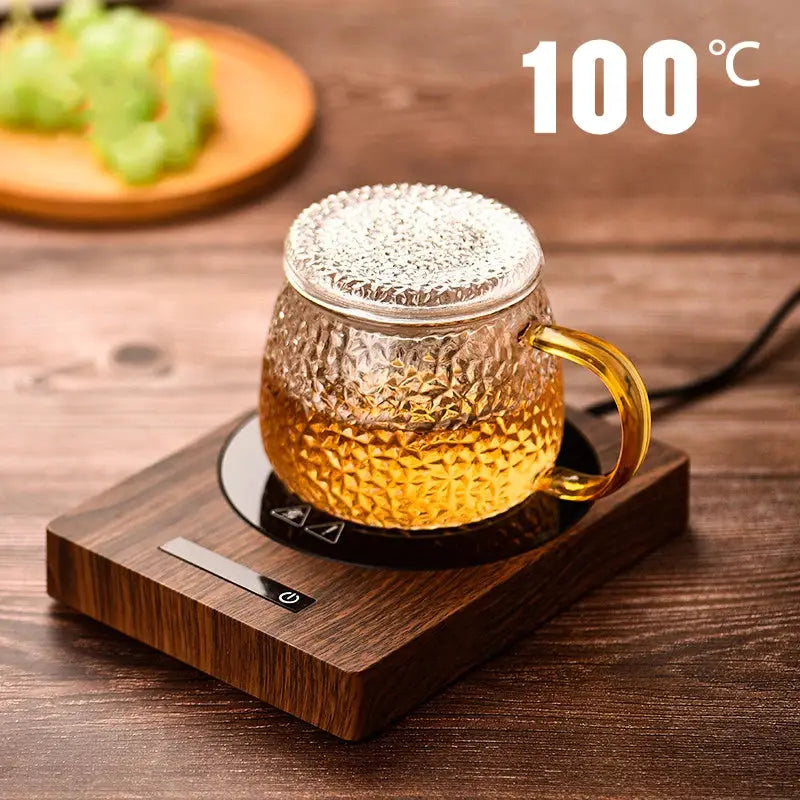 100°C Mug Warmer, 5-Gear Cup Heater for Coffee, Tea, Milk