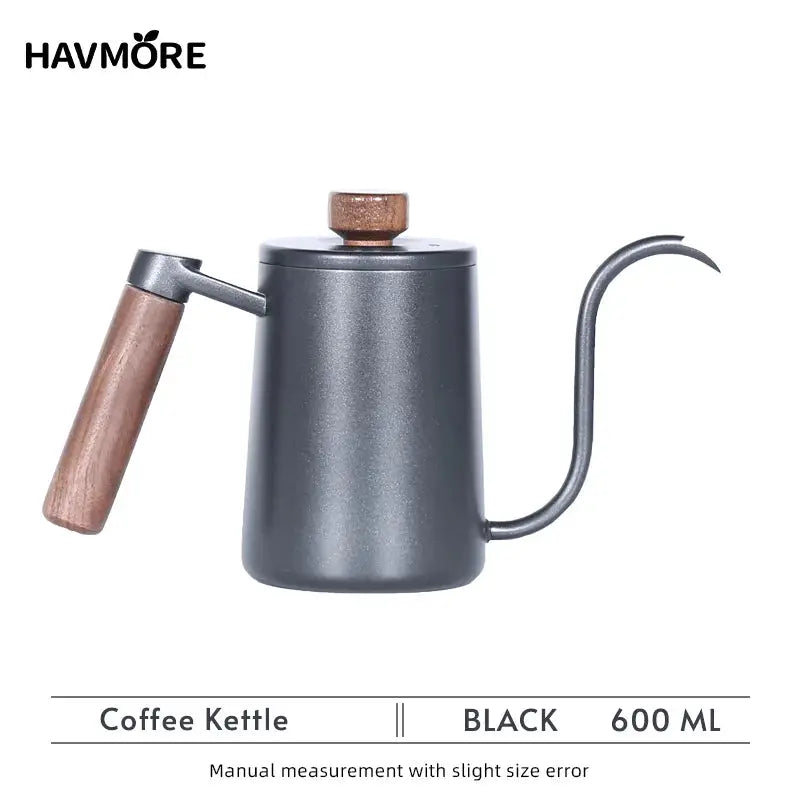 Stainless Steel 600ml Long Gooseneck Spout Barista Espresso Coffee Makers